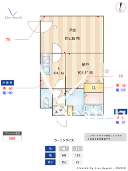 ラシクラス上板橋 201 【東京都上板橋駅】 の間取り図