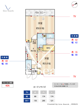アンクレージュ  103 【埼玉県春日部駅】 の間取り図
