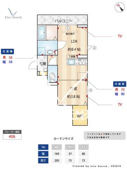 d-est 201 【埼玉県岩槻駅】 の間取り図