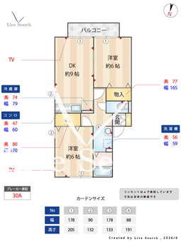 パーチェD 201 【群馬県新前橋駅】 の間取り図
