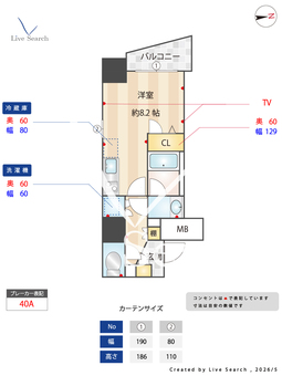 Aoiレジデンス早稲田 403 【東京都早稲田駅】 の間取り図