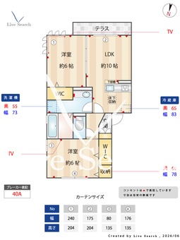 リブラン 101 【埼玉県一ノ割駅】 の間取り図