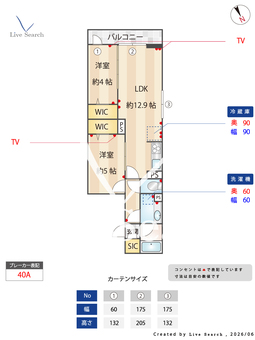 D-Serenoくすのき台  202 【埼玉県所沢駅】 の間取り図