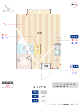 カサブランカ西葛西 101 【東京都西葛西駅】 の間取り図