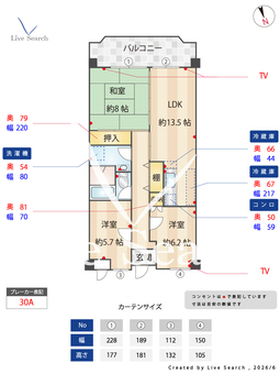 城木住宅 204 【愛知県池下】 の間取り図