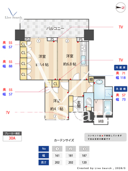 ウエルタワー深川 602 【東京都門前仲町】 の間取り図