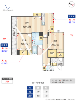 リッツリン 201 【埼玉県北大宮】 の間取り図