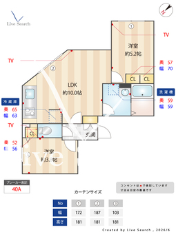 グランパセオ大岡山Ⅱ 204 【東京都洗足】 の間取り図