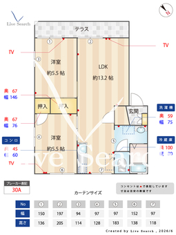 ラフォーレ福富Ⅲ C107 【栃木県東武線　福居駅】 の間取り図