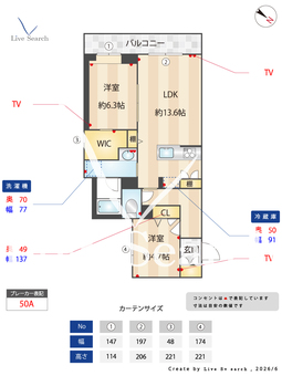 ベルクルー　Ⅲ 301 【埼玉県八潮駅】 の間取り図