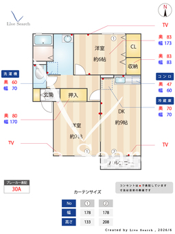 パークハイム 203 【群馬県太田駅】 の間取り図