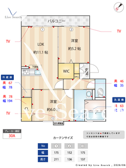 アネシスⅡ 202 【埼玉県谷塚駅】 の間取り図