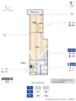 ミリアビタ船橋 301 【千葉県船橋駅】 の間取り図