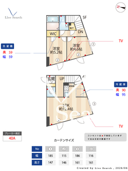 アバンティア中野新橋 401 【東京都中野新橋】 の間取り図