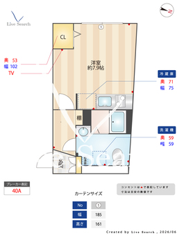 アバンティア中野新橋 403 【東京都中野新橋】 の間取り図
