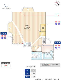 ジュネス上馬 205 【東京都駒澤大学駅】 の間取り図