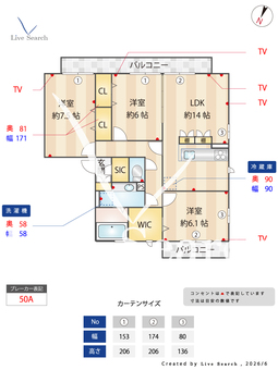 KAHLUA 303 【東京都北綾瀬駅】 の間取り図