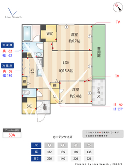 グランシャトー宮沢 103 【神奈川県相模鉄道本線　三ツ境駅】 の間取り図