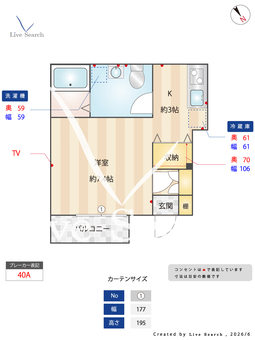 メゾン・リッツⅡ 101 【千葉県飯山満駅】 の間取り図
