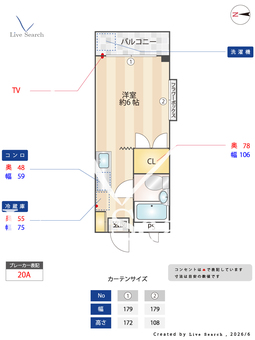 エステート若葉台 202 【東京都若葉台駅】 の間取り図