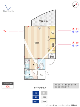 	リヴァーレ待兼山 201 【大阪府	阪急箕面線「石橋阪大前」徒歩13分】 の間取り図