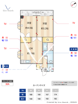 ヴィラ・グレイス南長崎 306 【東京都落合南長崎駅】 の間取り図