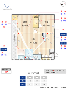 ベレオ黒田 302 【和歌山県和歌山駅】 の間取り図