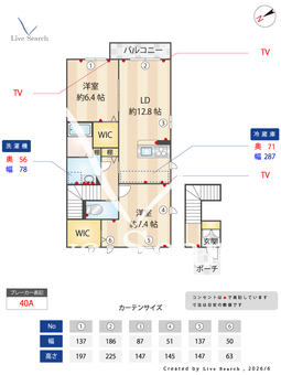 0002952シャーメゾンガーデンズ御影山手 203 【兵庫県阪急電鉄神戸線 御影駅 徒歩8分】 の間取り図