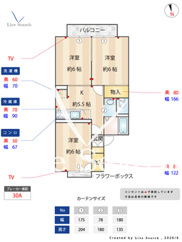 コーポなみまつⅢ 202 【栃木県江曽島駅】 の間取り図