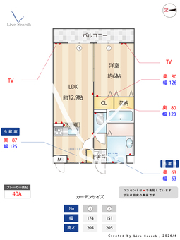 ロイヤルローズ 306 【埼玉県与野本町駅】 の間取り図