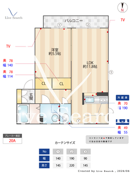 6147830アムールB 102 【群馬県細谷駅】 の間取り図
