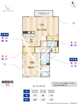 メゾン･ド･フローレンスC 101 【栃木県JR宇都宮駅】 の間取り図