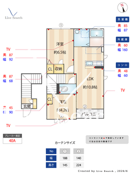 シャーメゾン御所の内 204 【福岡県五条駅】 の間取り図