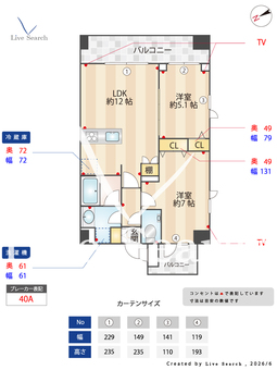 GRANPASEO町屋 503 【東京都町屋】 の間取り図