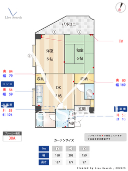 アヴェニール西公園 301 【福岡県大濠公園駅】 の間取り図