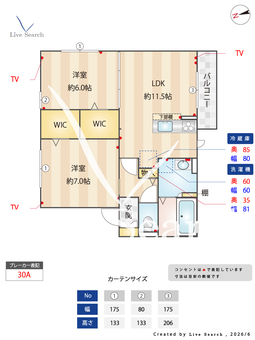 ブランジェA 201 【群馬県太田駅】 の間取り図