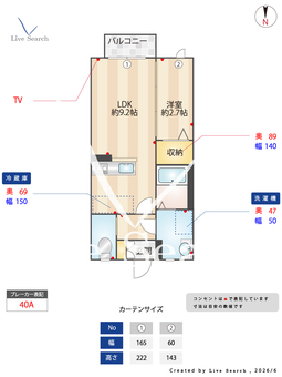 シャインミヤマエF 202 【群馬県伊勢崎駅】 の間取り図