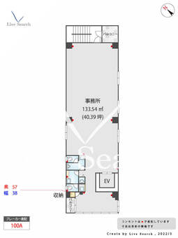 バンリビル天神リバーサイド 701 【福岡県中洲川端駅】 の間取り図