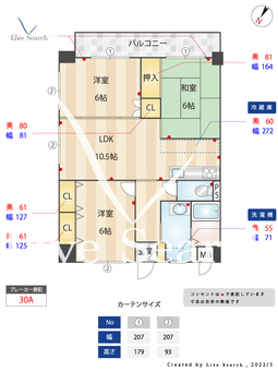 サンマリノ三苫 501 【福岡県三苫駅】 の間取り図