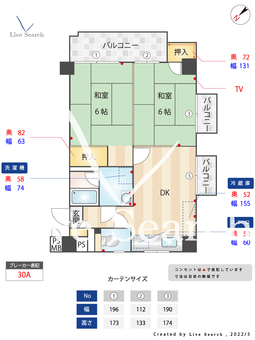 国松ビル 503 【福岡県大橋駅】 の間取り図