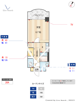 サニーサイドアップ 402 【福岡県博多駅】 の間取り図