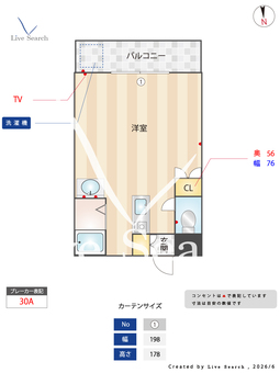 フォルム室見 207 【福岡県室見駅】 の間取り図