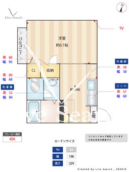 グランシード滝野川 201 【東京都西巣鴨】 の間取り図