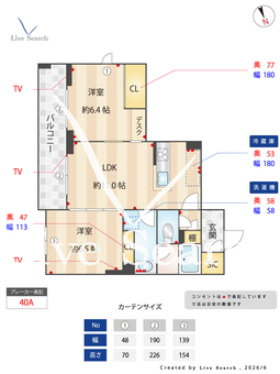 フォレフィーアール 303 【神奈川県矢向駅】 の間取り図