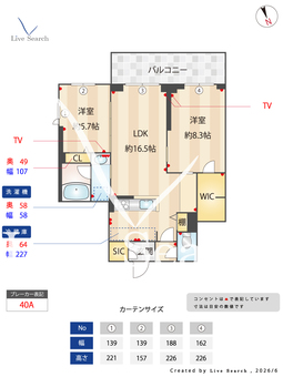 フォレフィーアール 402 【神奈川県矢向駅】 の間取り図
