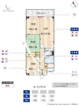 サンメゾン杁中 403 【愛知県名古屋市営地下鉄鶴舞線　いりなか駅】 の間取り図