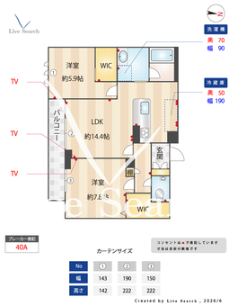 シャーメゾンHARU 205 【熊本県新水前寺駅】 の間取り図