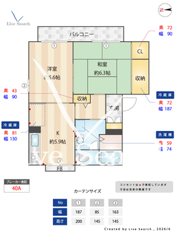 ディアスさかとがはら A201 【大阪府喜志駅 】 の間取り図