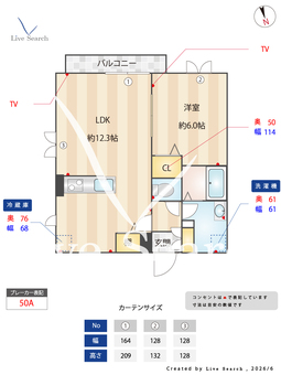 セリシール 201 【千葉県東船橋駅】 の間取り図