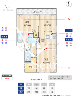 フェアリーテイル 102 【群馬県新伊勢崎駅】 の間取り図